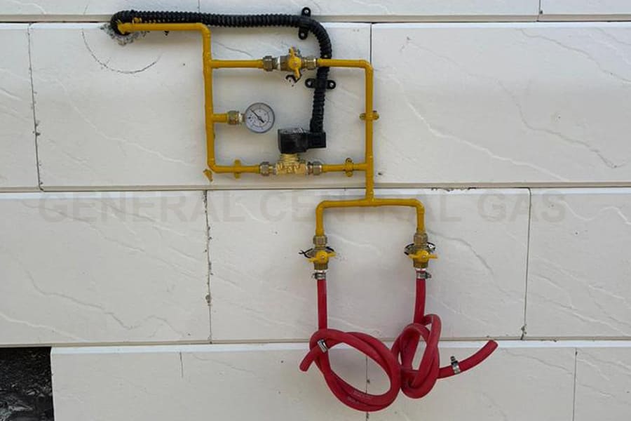 تمديد وتركيب الغاز المركزي